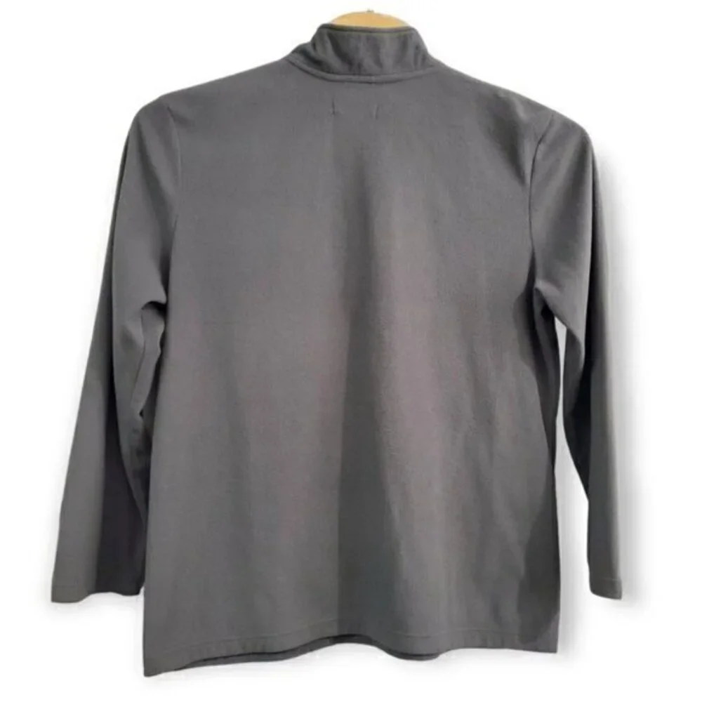 Tommy Bahama Grey Colorblock 1/4 Zip Fleece Pullover Men's XL / X-Large‎